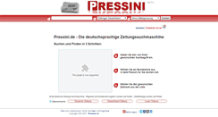 Desktop Screenshot of pressini.de